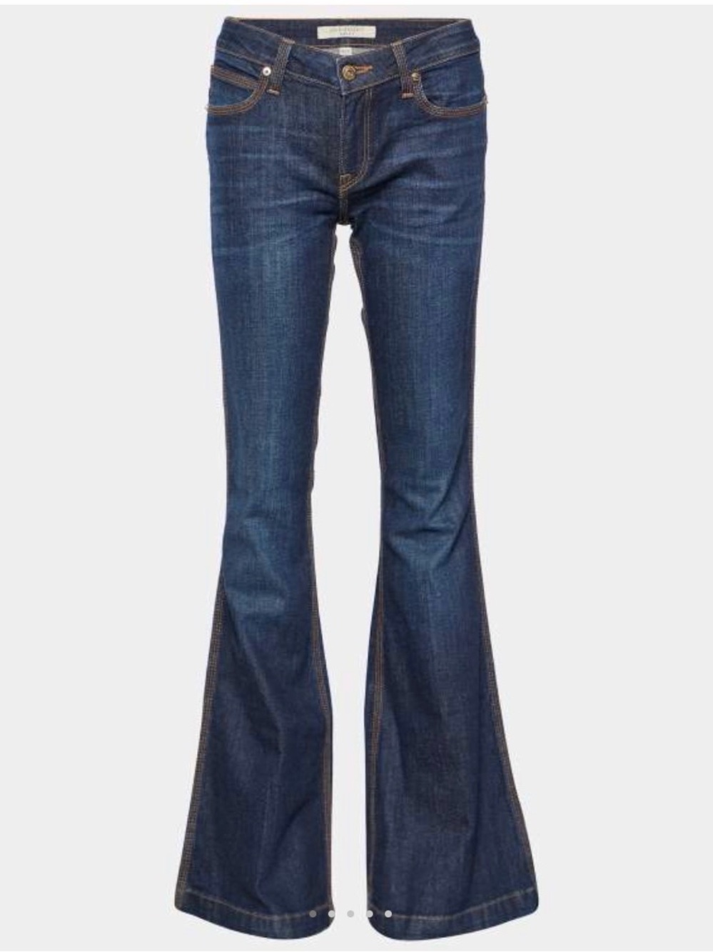 Burberry Dark Blue Flare high-rise Jeans